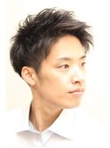 刈り上げ/ビジネス/ツーブロック/アップバング/ショートヘア