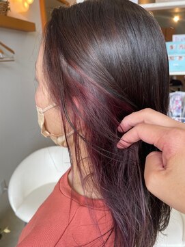 エス ハート オブ ヘアー 名東店(Heart of HAIR) 【ES 川原】 Summer Style #13 インナーカラーベビーピンク