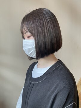 レリコ ニド(Relico-nid) 髪質改善10代20代30代韓国風大人可愛いハイライト丸みボブ