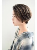黒髪/クラゲヘアー/オリーブグレー/小顔/ココアベージュ/上尾