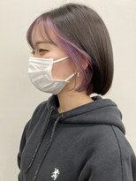 コト 福井大和田店(coto)&nbsp;福井　大和田　インナーボブ　ピンクパープル　ペールカラー