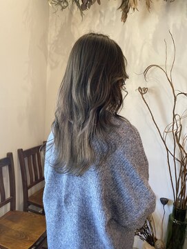 イング(ing) olive gray × layer