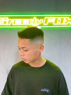 グリーディーフォックス 三軒茶屋(GreedyFOX) 波巻き/マッシュパーマ/ウルフ/ハイライト<理容室>三軒茶屋