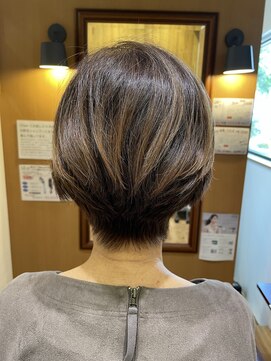 チアー ヘアリラクゼーション(cheer HAIRRELAXATION) 前下がりショートボブ