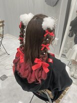 プティクローシェ バイ クオーレ(petite cloche by CUORE)&nbsp;編みおろしハーフツイン