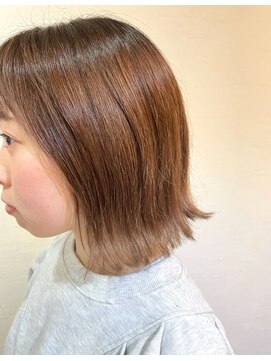 コティー(cotie.) グラデーション切りっぱなしボブ