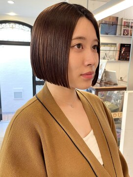 トリコ 柏(tricot) 大人可愛い/切りっぱなしボブ/ミニボブ/小顔似合わせカット