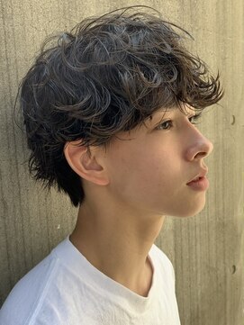 リット バイ フィフス 鹿児島中央駅店(Lit. by fifth) 波巻きパーマメンズマッシュツイストスパイラルパーマ鹿児島30代