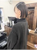 切りっぱなしボブ×インナーベージュ【横須賀中央 Really】
