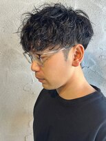 ニアウ 高崎店(Niau)&nbsp;ソフトツイストスパイラルパーマメンズマッシュメンズパーマ高崎