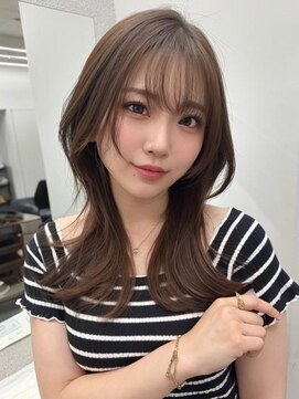 レビジュヘアー 桂店(LEVIJU HAIR) 大人可愛い20代30代40代小顔ウルフレイヤーボブミディアムヘア