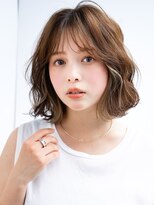 レノラ 本町(LENORA)&nbsp;20代30代大人かわいいナチュラル暗髪ゆるめパーマヘア