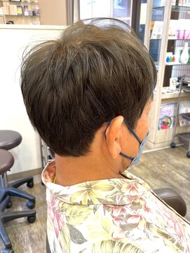 アルターリール(aL ter Rire) アッシュブラック/カルマパーマ/ベリーショート/鎌取/中村郁未