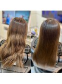 【ONE HAIR】ONEHAIR式艶髪特化縮毛矯正☆
