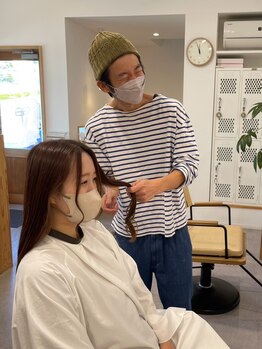 ソイル 朝霧(soil)の写真/soilで見つかる、あなたにぴったりのヘアスタイル！自宅でも続けられるケア方法を丁寧にレクチャーします♪