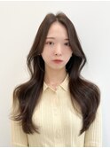 レイヤーカット オリーブベージュ