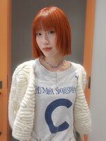 シティ(sity.)&nbsp;ボブ　顔まわりレイヤー　ブリーチカラー　天神大名