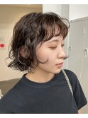 【井上】ショートボブパーマニュアンスパーマ顔周りパーマ横浜