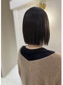 切りっぱなしボブ