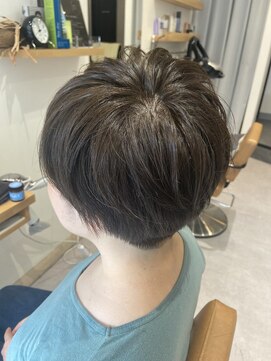 モア ヘアデザイン バイ オリジンズ つくばみどりの店(moA hair design by Origins) マニッシュ刈り上げショート