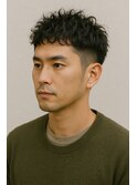 SOUPREX大人メンズ　ラフパーマ