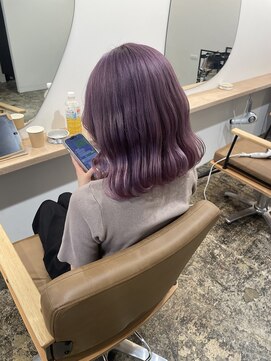 ユッカ 梅田(YUCCA) 【YUCCA】大人可愛い/ミディアム/pink lavender