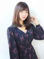 隙間バングでストレート［髪質改善/池袋&目白&大塚］