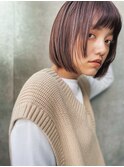 プツっとミニボブ◎ラベンダーベージュ◎