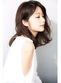 【CANAAN】働く女性のツヤ感ウェーブ