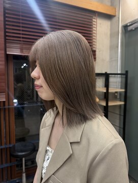 ソルトウォーター(SALT WATER) ミルクティーベージュ ブリーチカラー