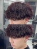 【人気No.2◎】メンズカット+波巻きパーマ#メンズ#メンズサロン#メンズカット