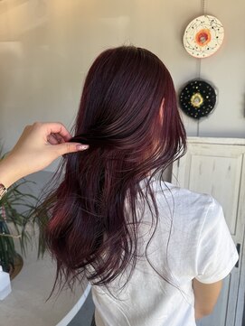 イェスオキナワ(yes okinawa) ダブルカラーでつくる赤髪