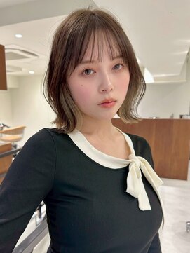 セイントローレン バイ ジルブラン(St.Lauren by JIL BLAN) ハイライトバレイヤージュダブルカラーショートカット