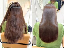 【tumuの美髪矯正】『こんな自然な矯正は初めて！！』柔らかくシルクの様に輝く、乾かすだけでうる艶髪に♪