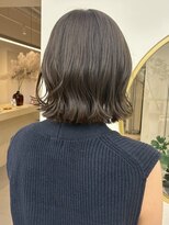 リンクバイアーバン(link by urban.) 【透明感カラー】オリーブベージュ×からっぱなしボブ