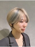 #綺麗めショート#ハイトーンカラー/森岡俊亮