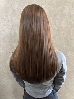イトヘアー(ito hair)の写真/【門田屋敷駅★NEW OPEN】髪へのダメージを軽減し、質感をUPさせる髪質改善縮毛矯正ならito hairにお任せ◇