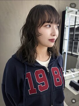 グラフ ヘアーズ ラボ graf hair's lab 顔まわりが可愛いレイヤーパーマ