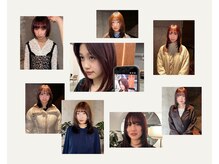 "暖色カラーとラフすぎないナチュラルなヘアスタイル'《ササダ　レナ》