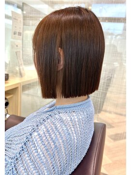 ファースト 仙台店(first) 結びやすい!前下がりボブ×顎下3センチ×10代20代30代