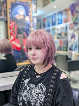 トーキョー オタクヘアー(TOKYO OTAKU HAIR) ヒプマイ 飴村乱数/推しカラー/ピンク/紫/再現カラー/ウルフ