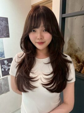 エトワ 中央店(etoi) 大分韓国ヘアかき上げレイヤーカット