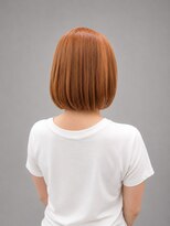 ソラヘアー(SORA hair)&nbsp;艶感オレンジブラウンの丸みボブ