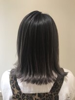 オリーブスバイネオリーブ(Olive's by neolive)&nbsp;【新宿 Olives by neolive】グレージュ×切りっぱなしボブ