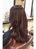 お客様スタイル　ピンクベージュ