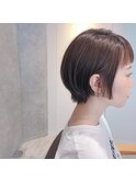 ショートボブ☆グレージュハイライト