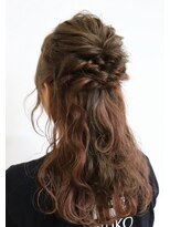 トリコ(TORIKO)&nbsp;ハーフアップ【TORIKO】RIHO ☆