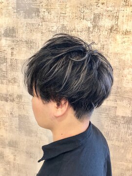 ニューヨークニューヨーク 新田辺店(NYNY) メンズ マッシュ×ハイライト