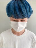 ブルー、水色カラー、ペールブルー、ブリーチカラー