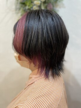 フラット 千葉(Flat.) カチューシャカラー/ショートウルフ【千葉】